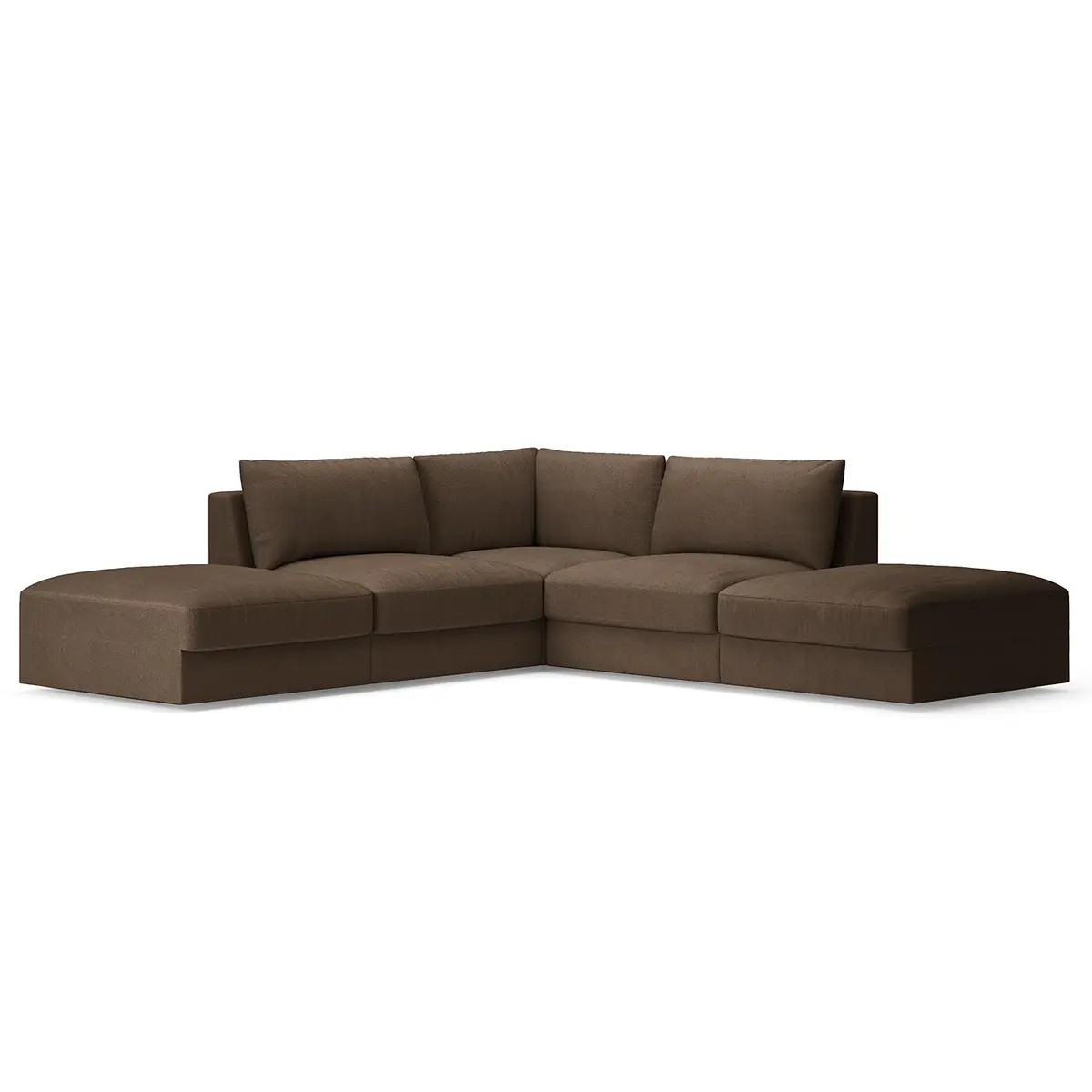 Ecksofa Palila | Braun