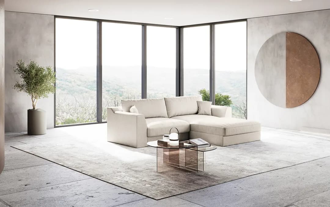 Ecksofa Palila | Beige