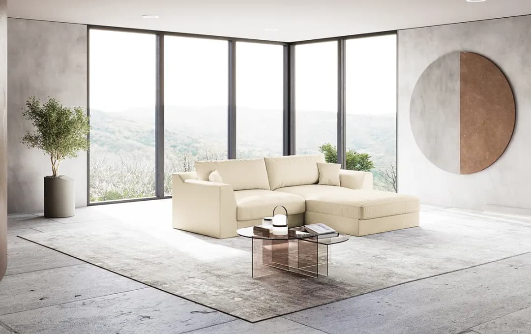 Ecksofa Palila | Beige
