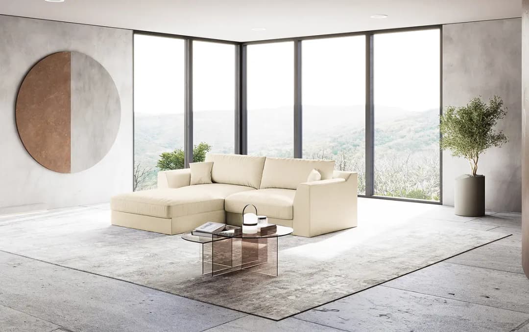 Ecksofa Palila | Beige