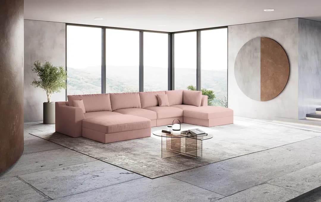 Wohnlandschaft Palila | Pink