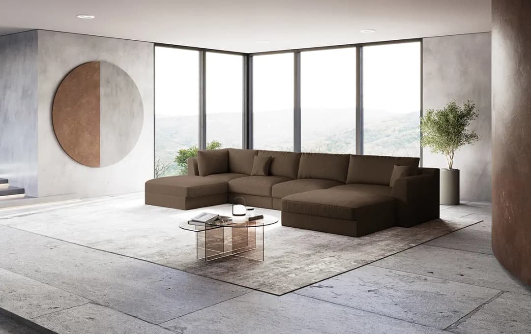 Wohnlandschaft Palila | Braun