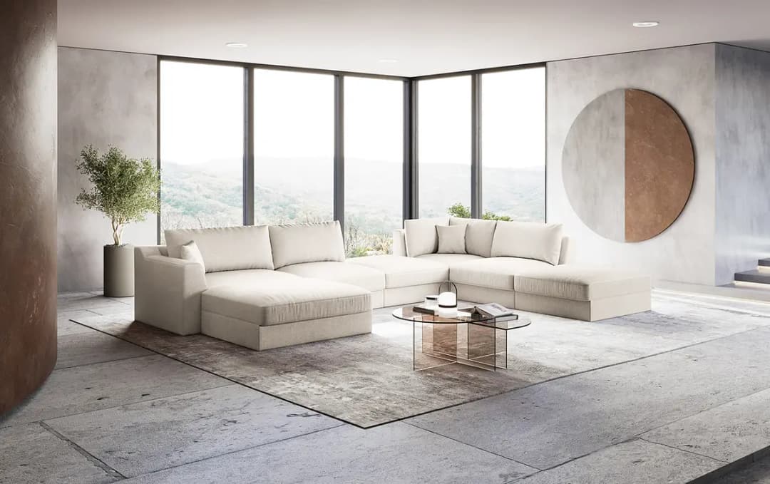 Wohnlandschaft Palila | Grau