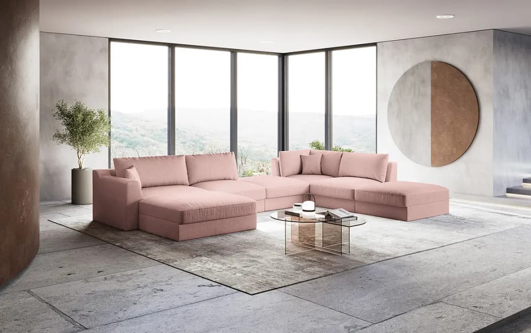 Wohnlandschaft Palila | Pink