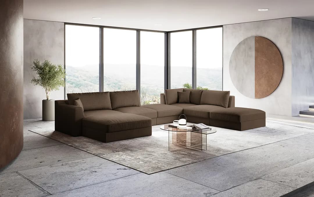 Wohnlandschaft Palila | Braun