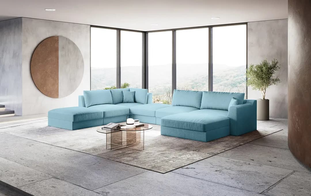 Wohnlandschaft Palila | Blau