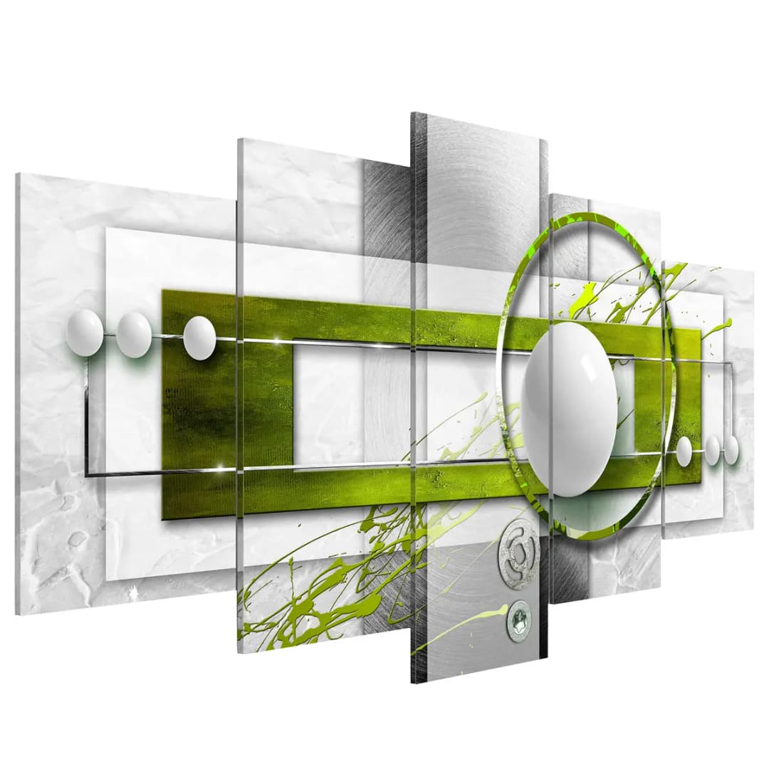 Acrylglasbild Green Energy | Grau