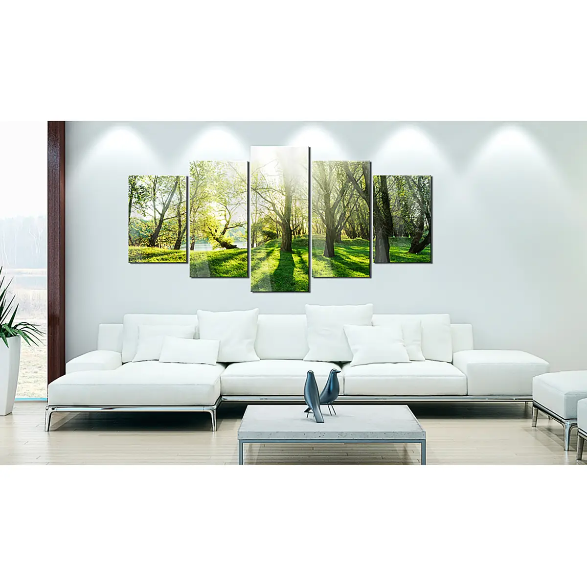 Acrylglasbild Green Glade | Grün