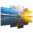 Acrylglasbild Lake of Dreams | Blau