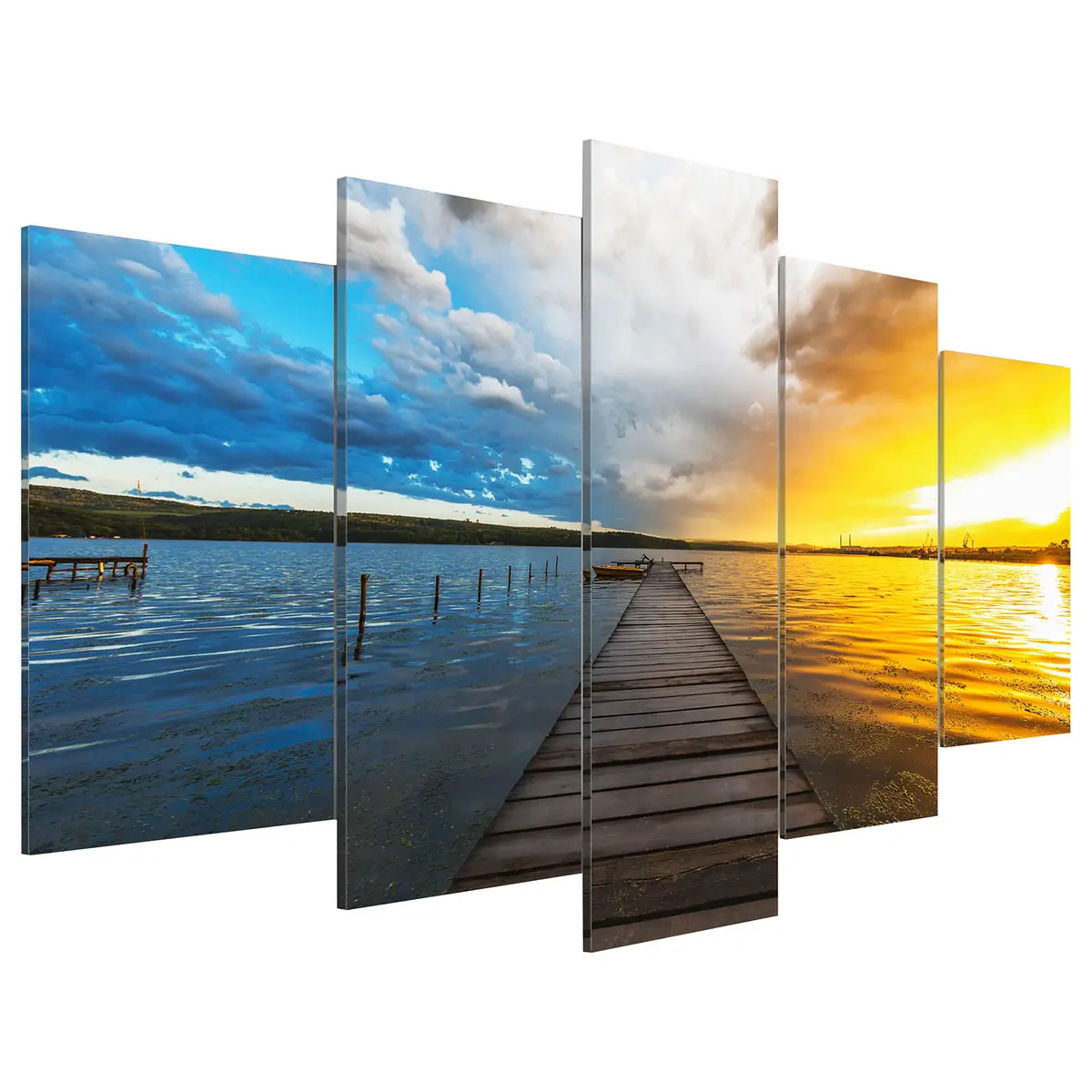 Acrylglasbild Lake of Dreams | Blau