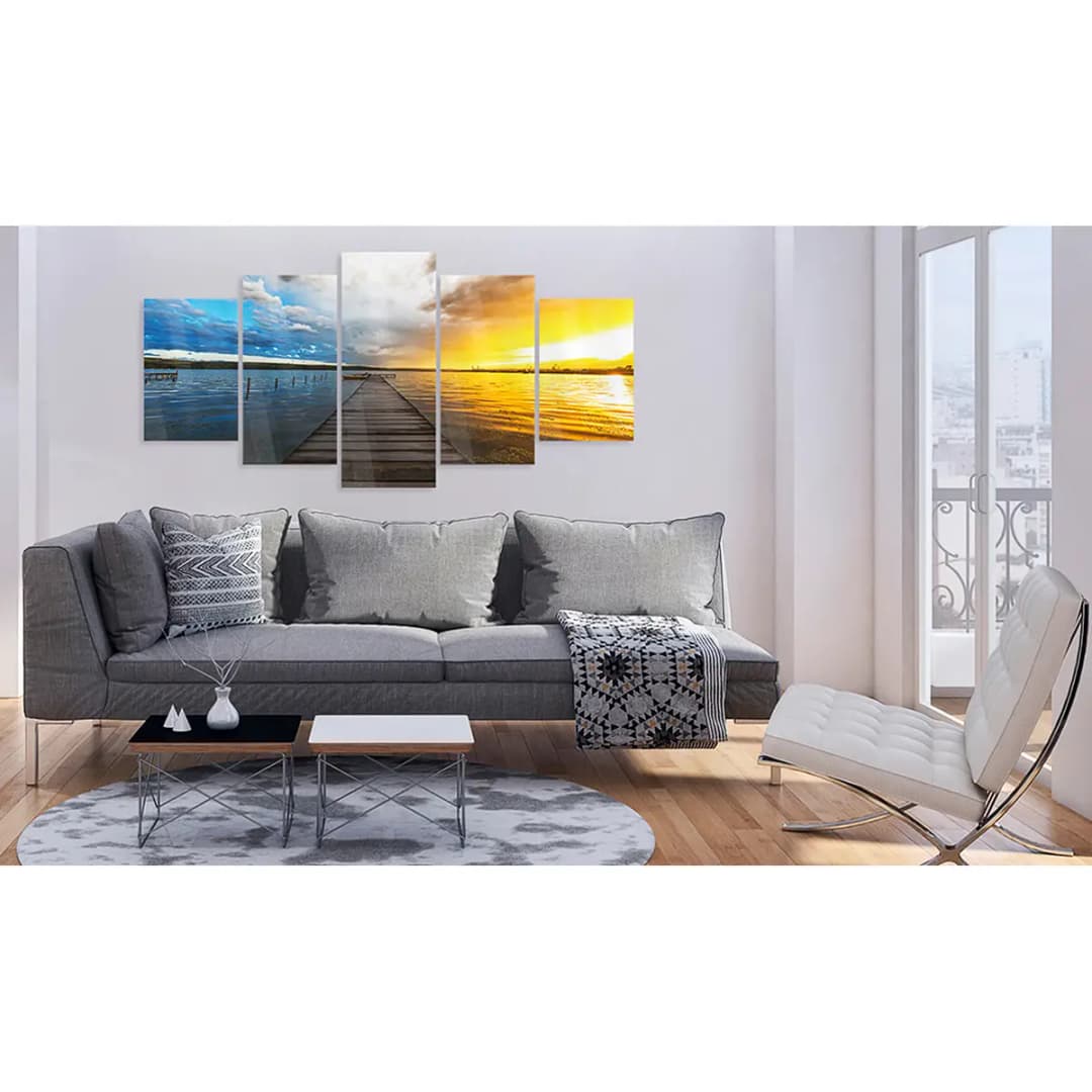 Acrylglasbild Lake of Dreams | Blau