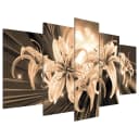 Acrylglasbild Bouquet of Memories | Braun