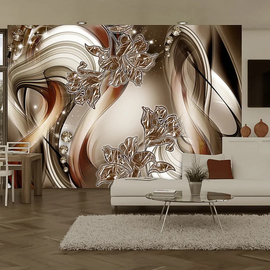 Vliestapete Brown Symphony | Mehrfarbig