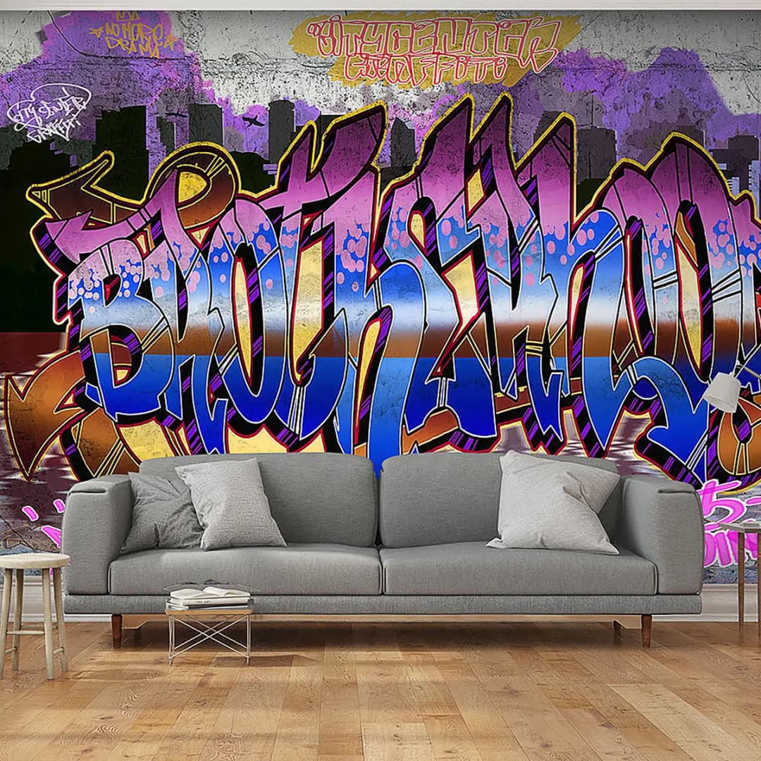 Vliestapete Colorful Mural | Mehrfarbig