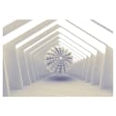 Vliestapete Futuristic Gateway | Grau
