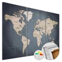 Korkbild Anthracitic World | Braun