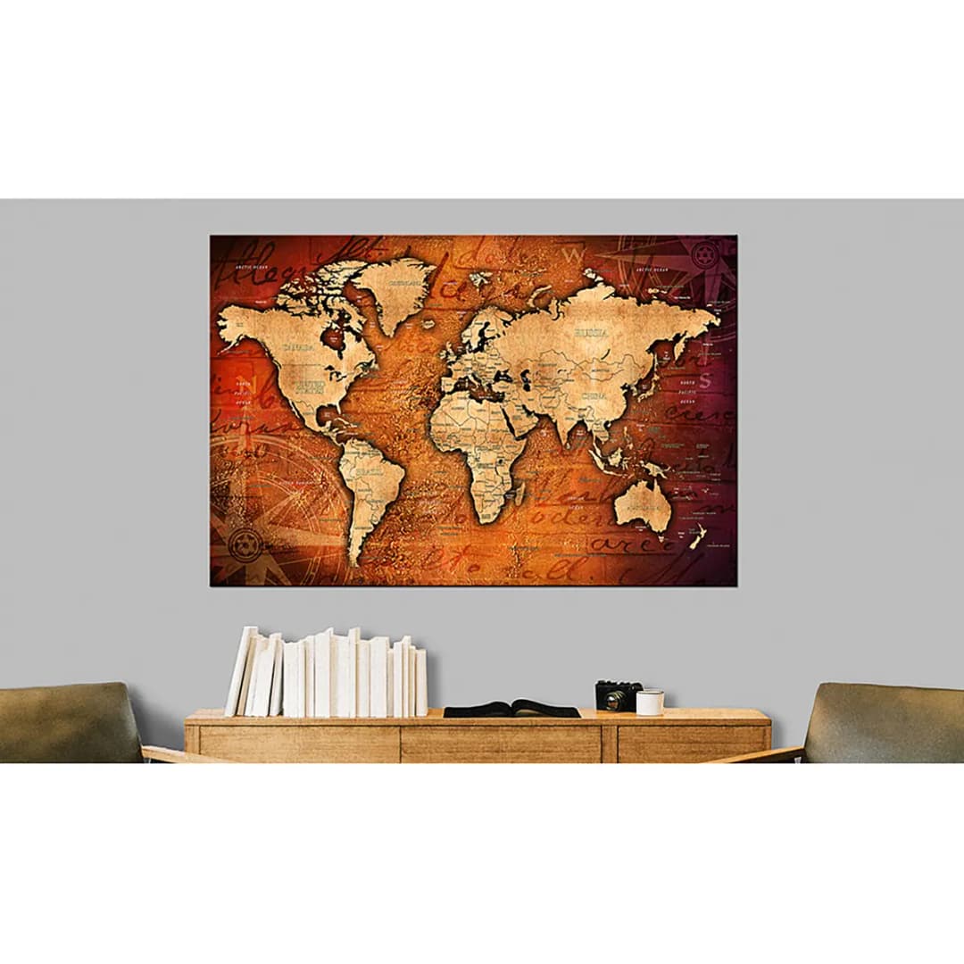 Korkbild Amber World | Braun