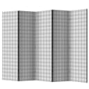 Paravent Dogtooth Check | Grau