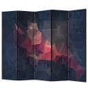 Paravent Abstract Bird | Schwarz