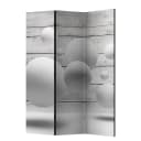 Paravent Balls I Vlies / Buche Grau 135 x 172cm | Grau