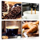 Bild Time for a Break 4-teilig | Braun