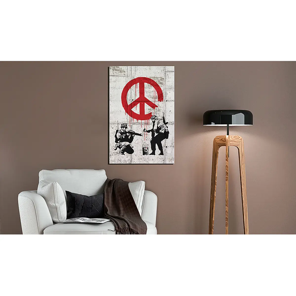 Bild Soldiers Peace by Banksy | Mehrfarbig