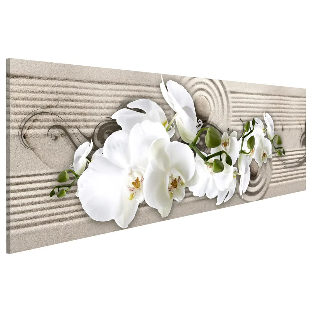 Bild Whisper of Sand Leinen Beige 150 x 50cm | Beige