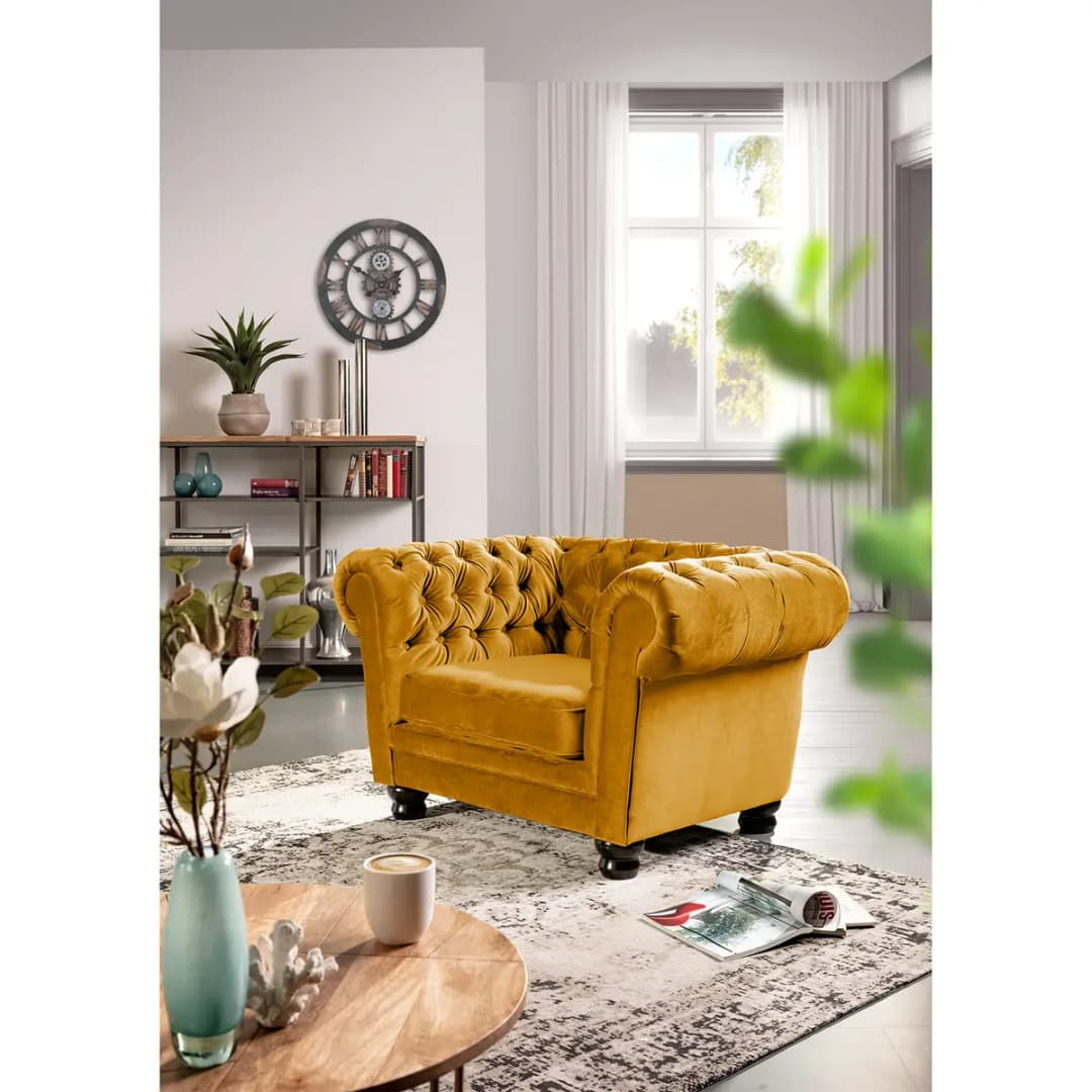 Sessel Baille | Gelb