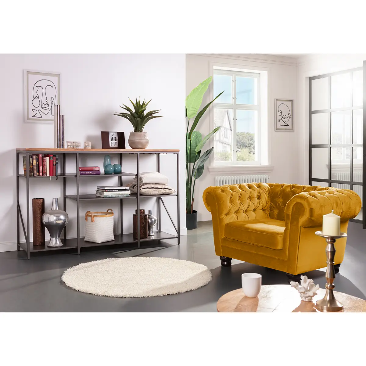 Sessel Baille | Gelb