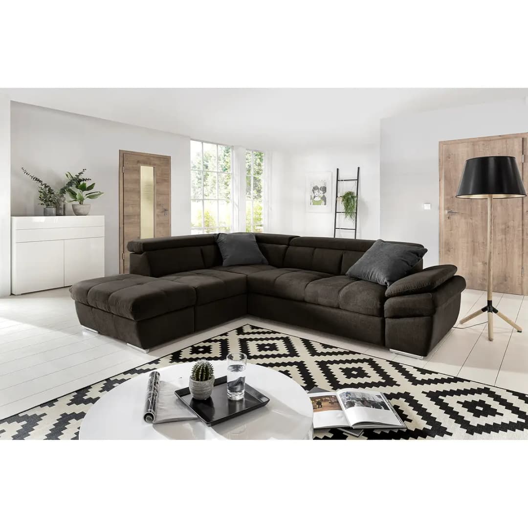 Ecksofa Barvas | Grau