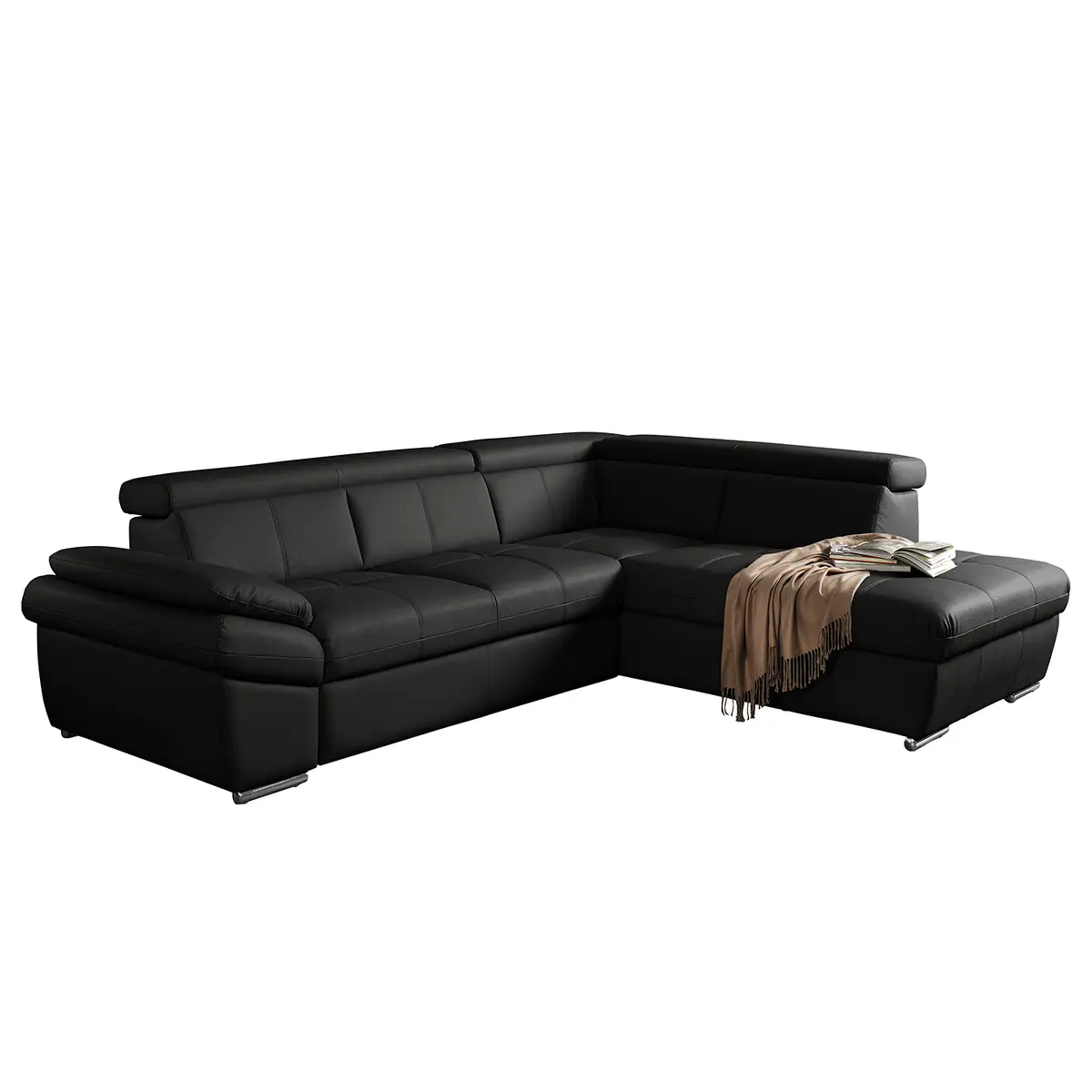 Ecksofa Barvas | Schwarz
