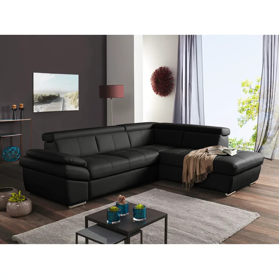 Ecksofa Barvas | Schwarz