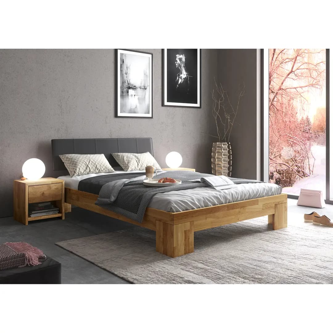 Massivholzbett Rookfield | Braun