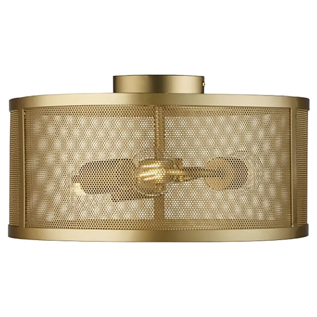 Deckenleuchte Fishnet | Gold