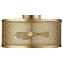 Deckenleuchte Fishnet | Gold