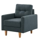 Sessel Koski I Blau/Blau Webstoff Ala | Blau