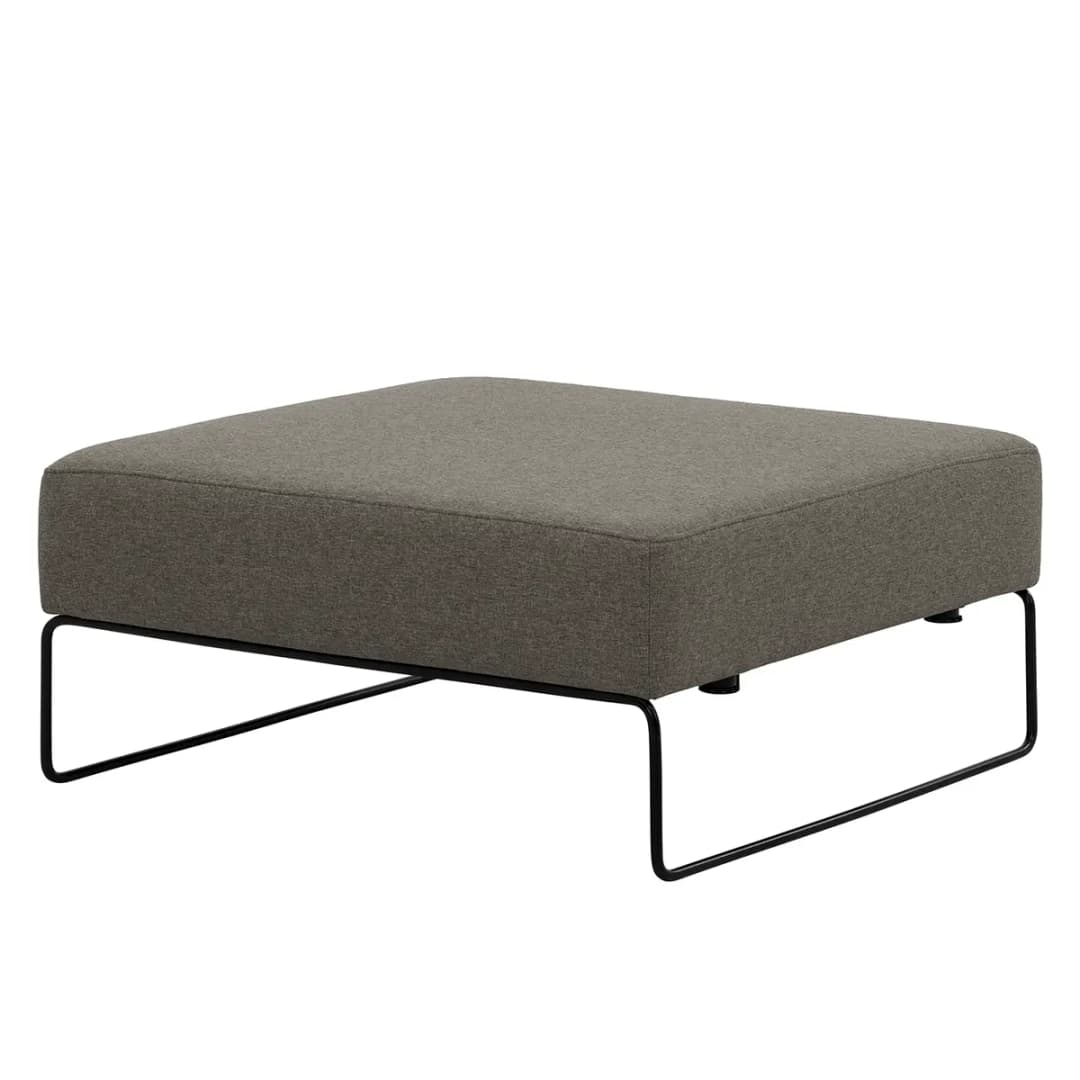 Polsterhocker Litti | Grau