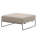 Polsterhocker Litti | Grau