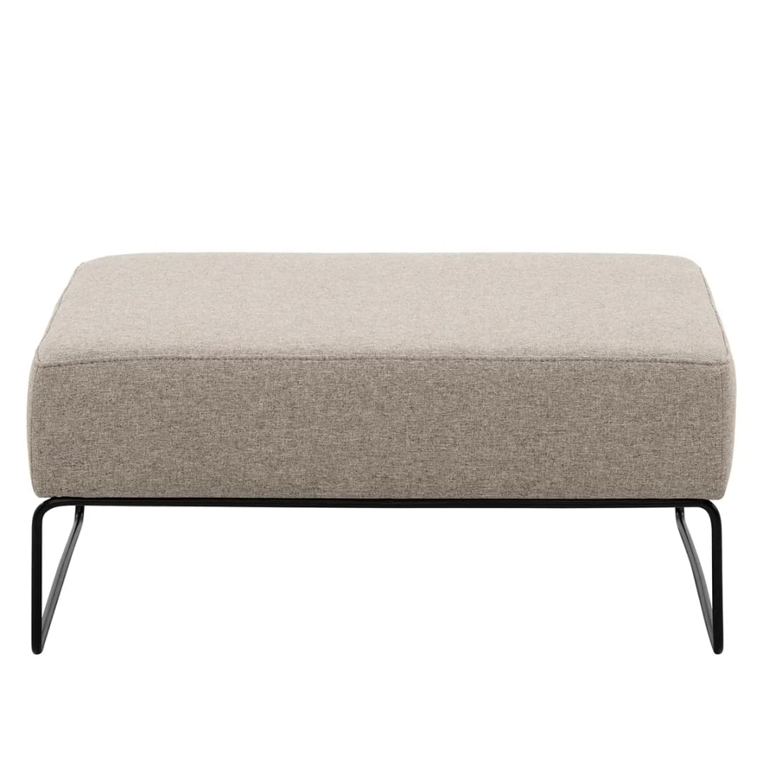 Polsterhocker Litti | Grau