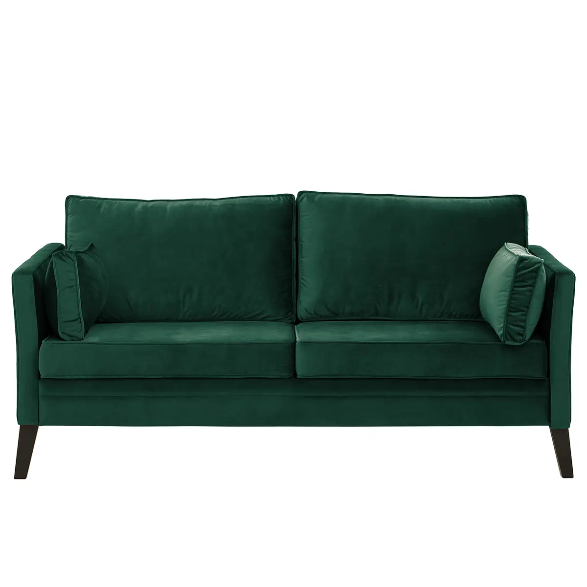 Sofa Voiron I 2,5-Sitzer Grün/Antikgrün Samt Ravi | Grün