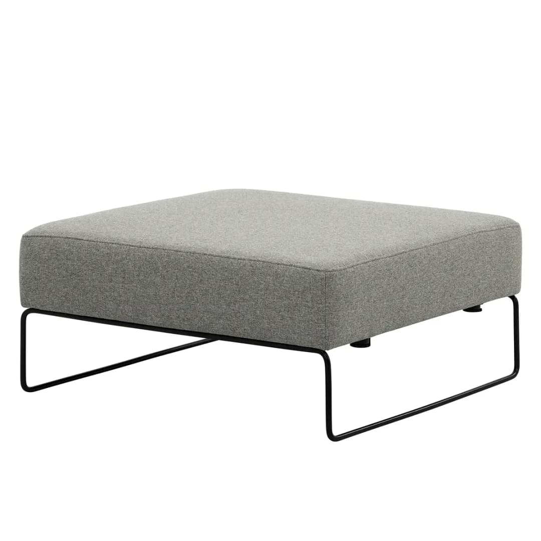 Polsterhocker Litti | Grau