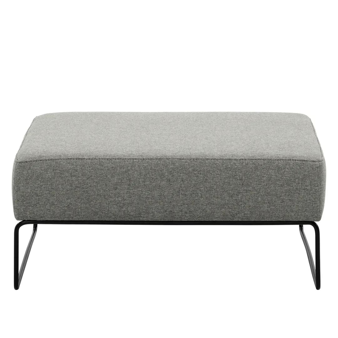 Polsterhocker Litti | Grau