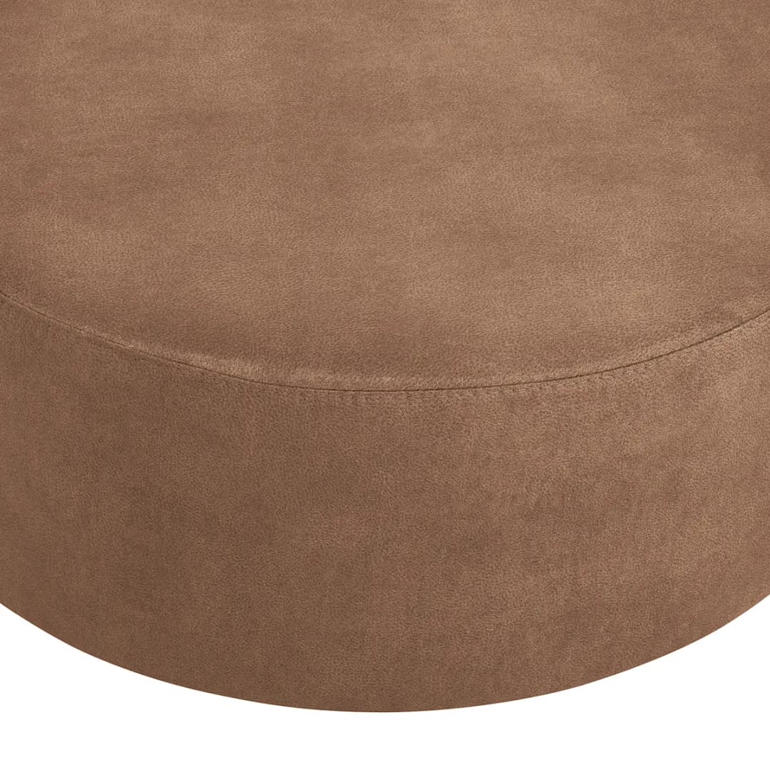 Polsterhocker Vagnas I | Braun