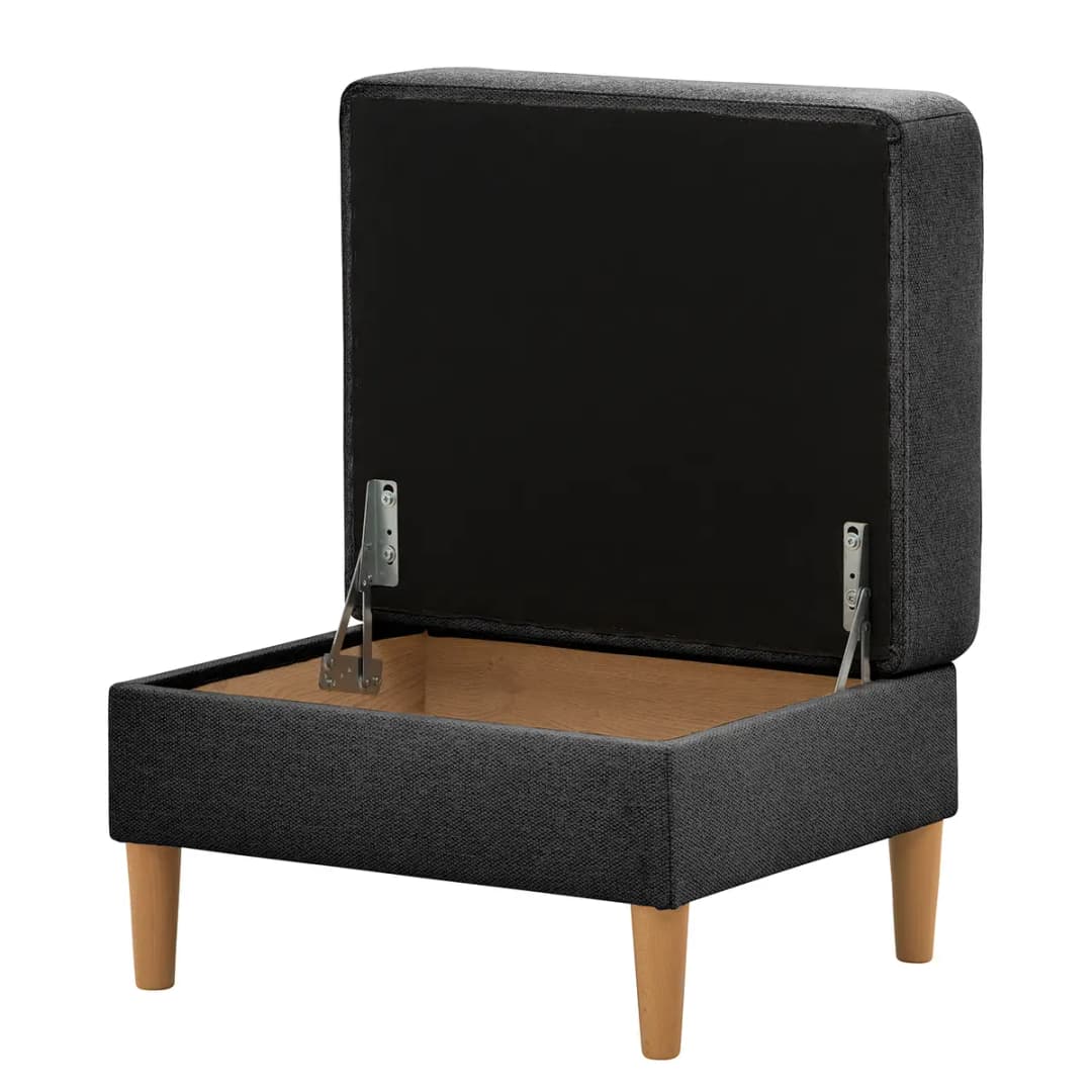 Polsterhocker Kaavi I | Grau