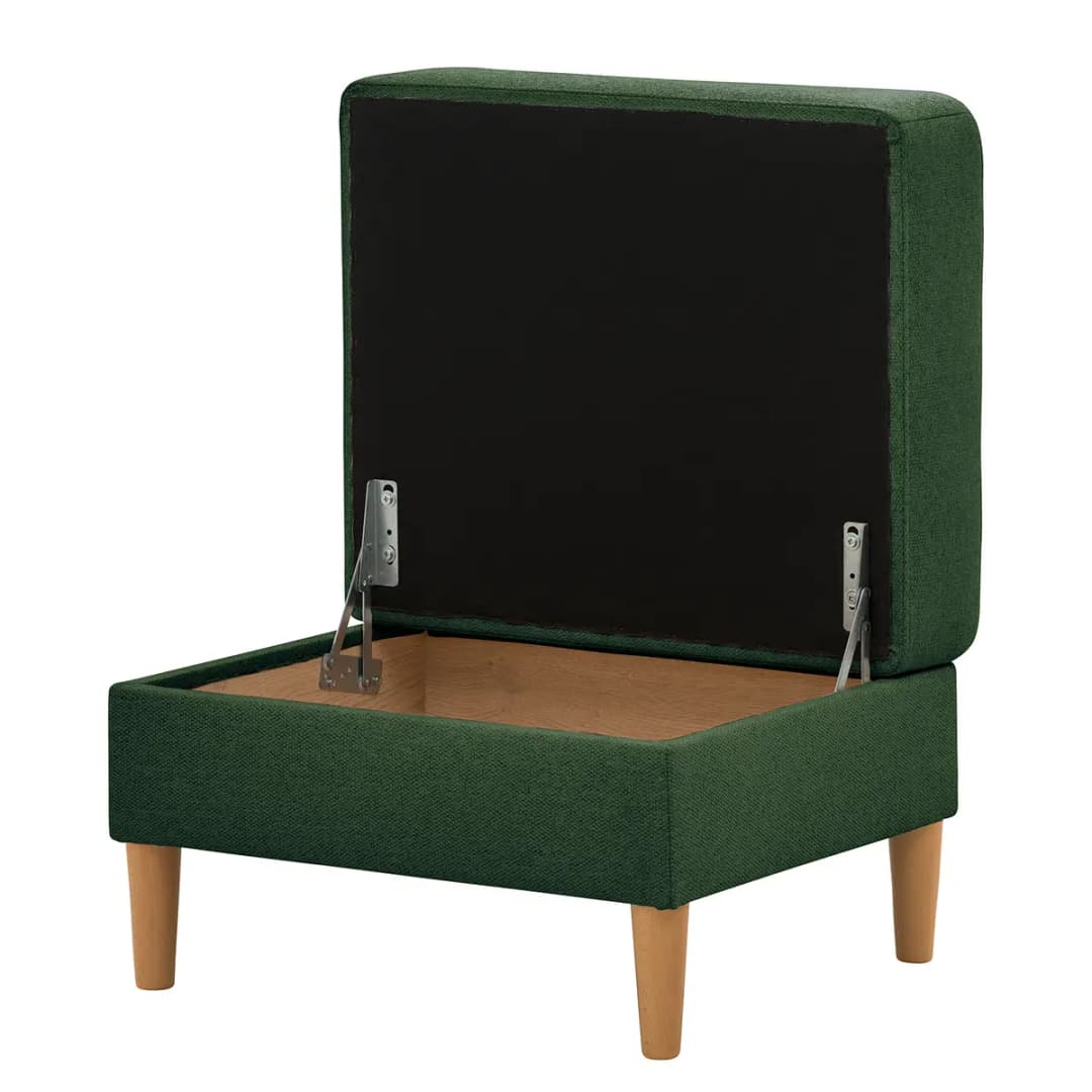 Polsterhocker Kaavi I | Grün