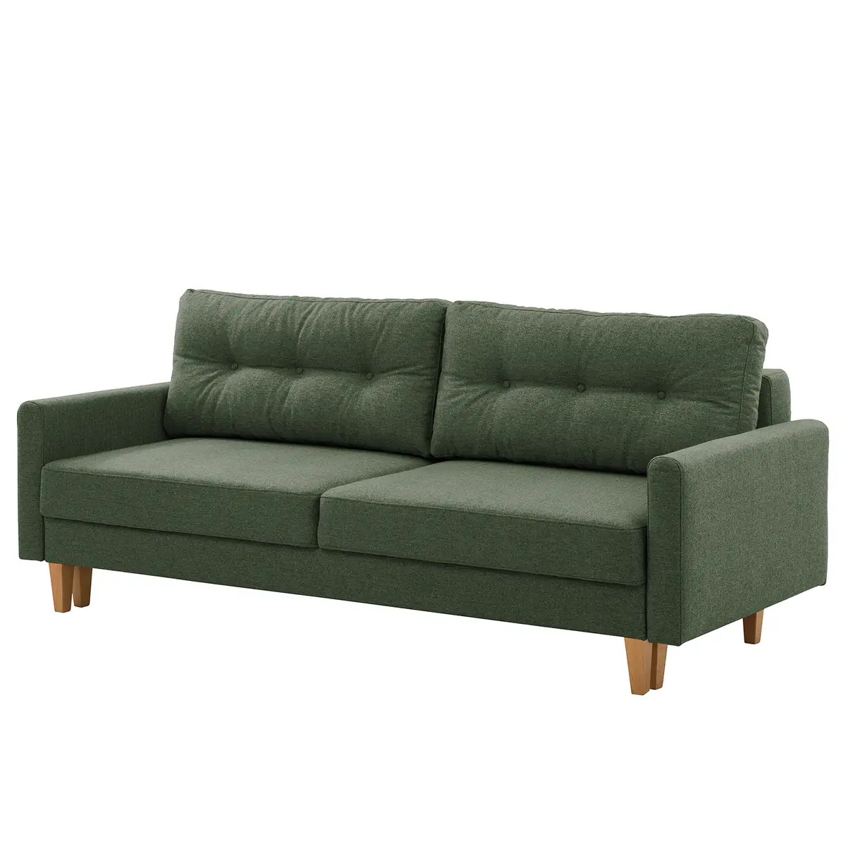 Schlafsofa Koski I Grün/Grün Webstoff Ala | Grün