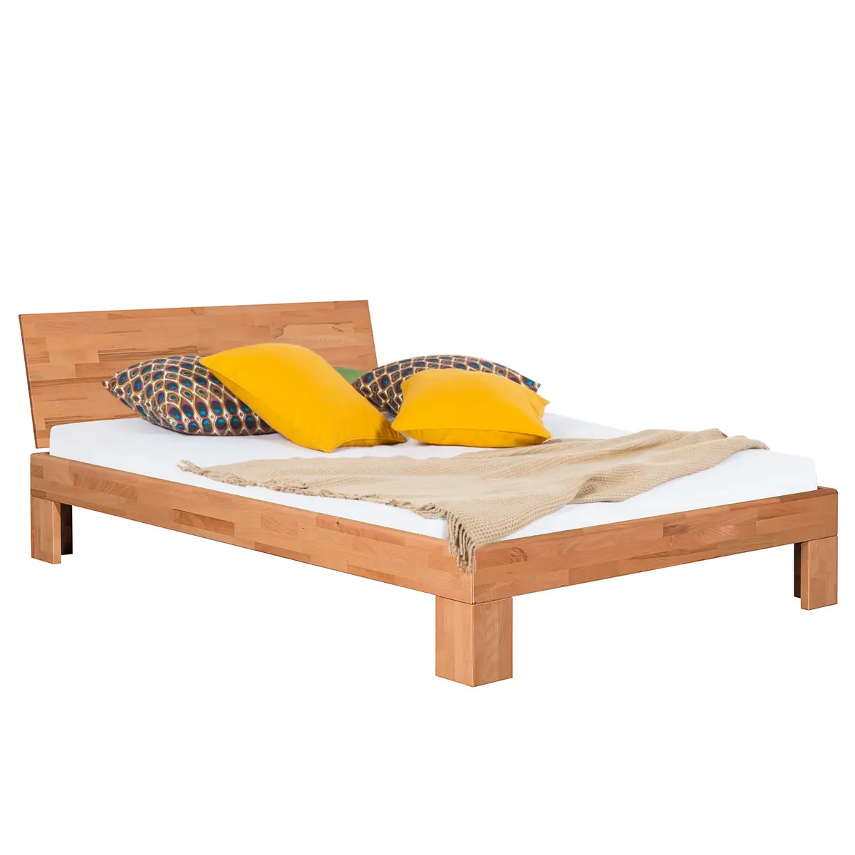 Massivholzbett Provence II | Holztöne