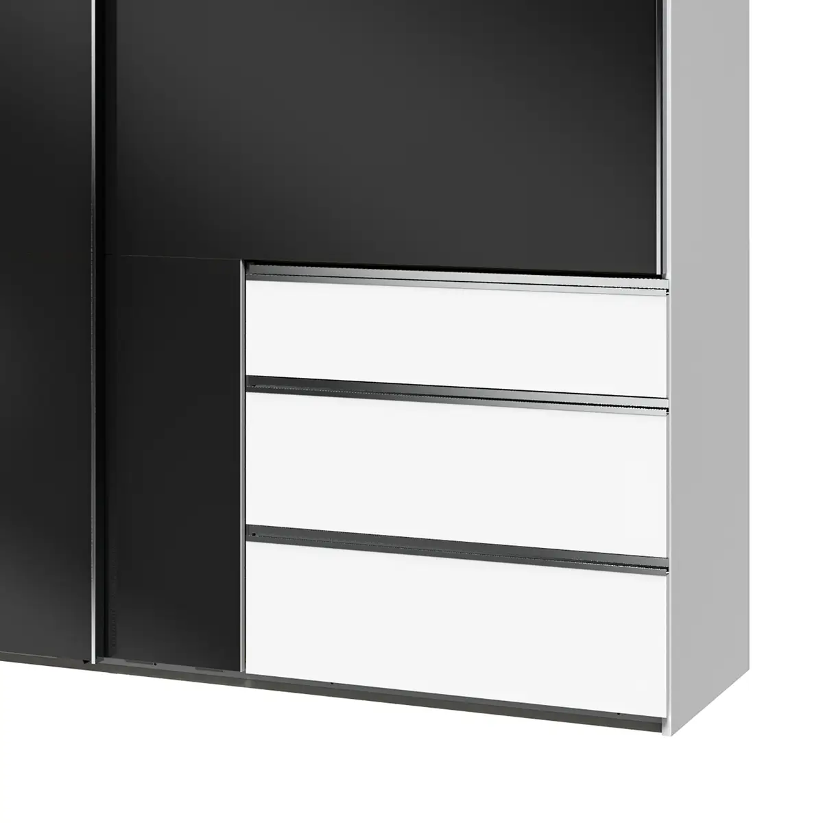 Schwebetürenschrank Level 36 C | Mehrfarbig
