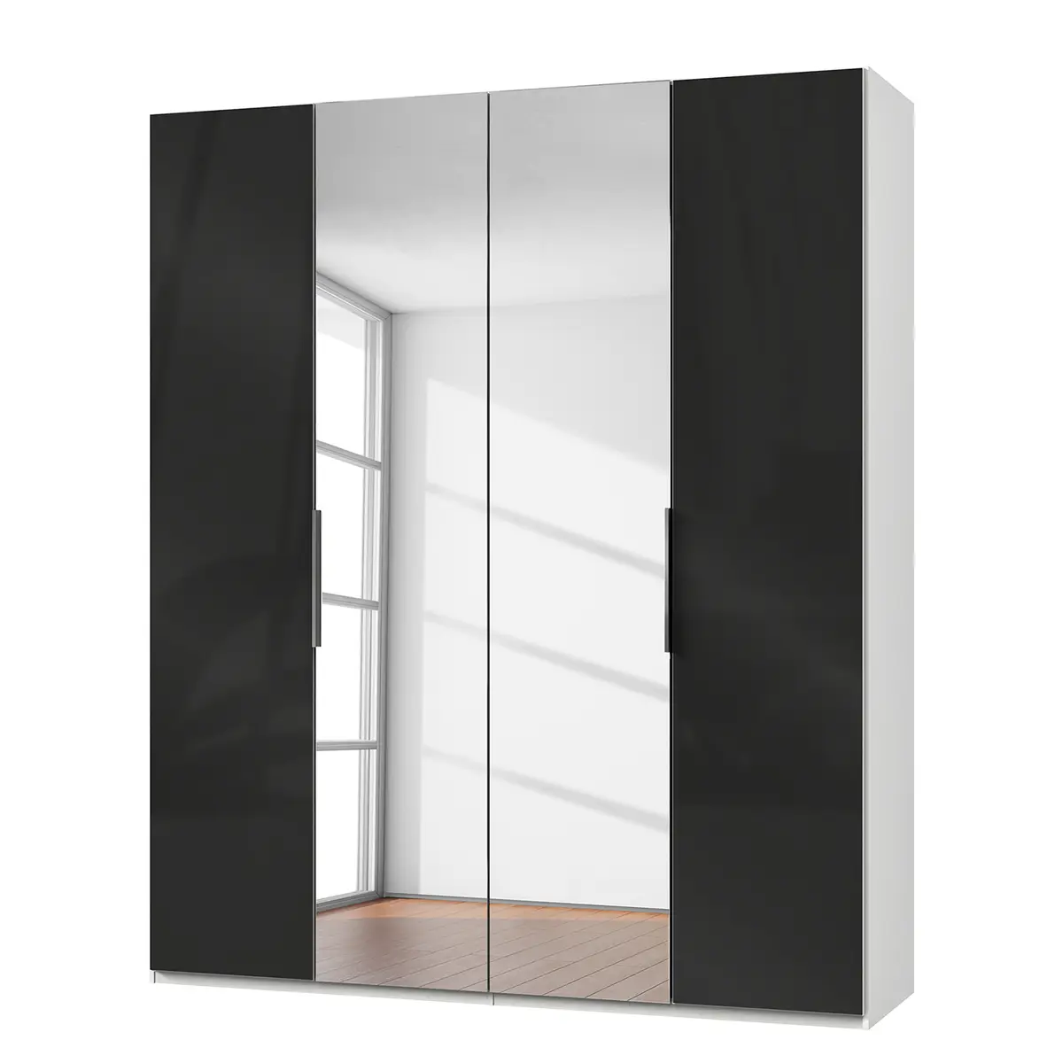 Drehtürenschrank Level 36 C | Weiß