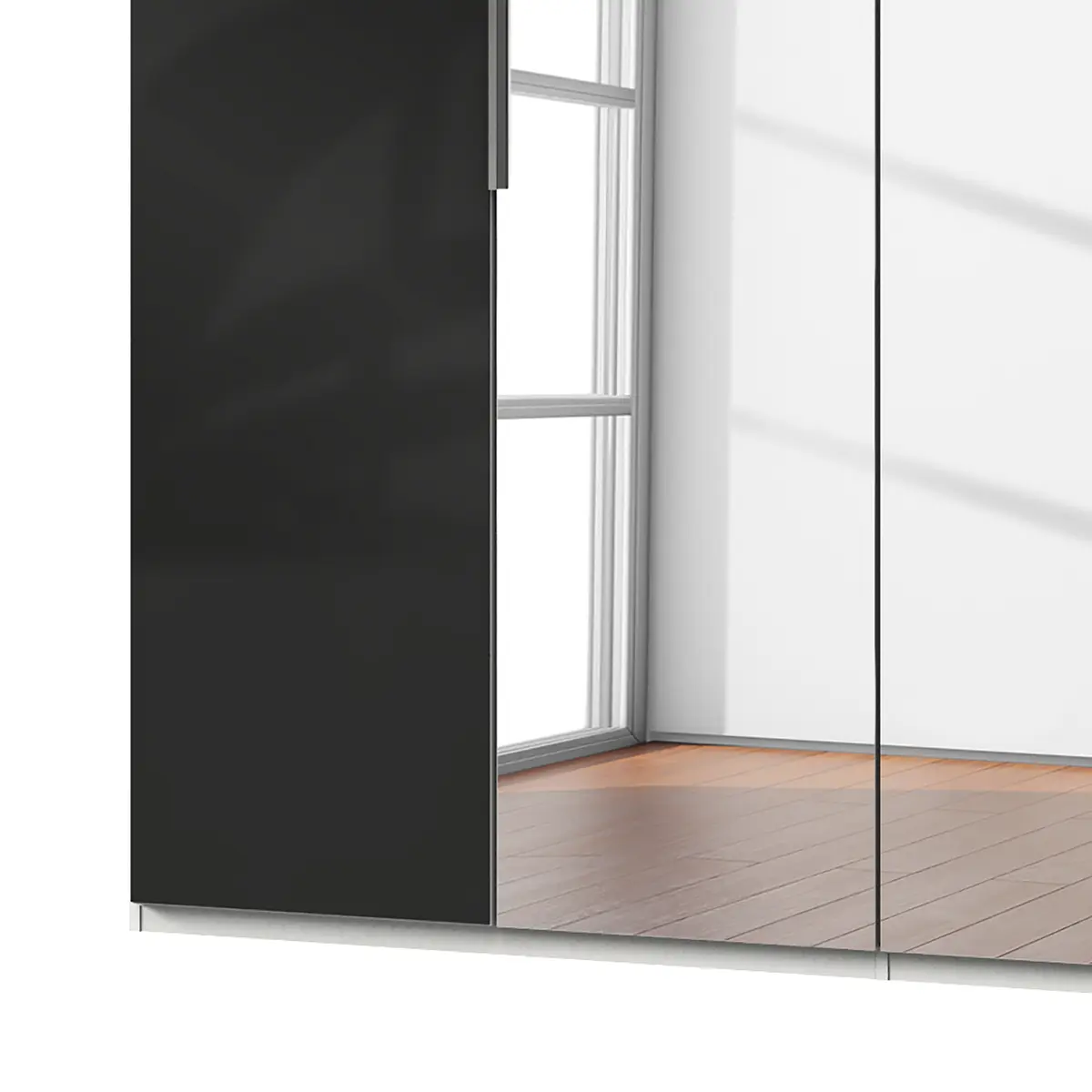 Drehtürenschrank Level 36 C | Weiß